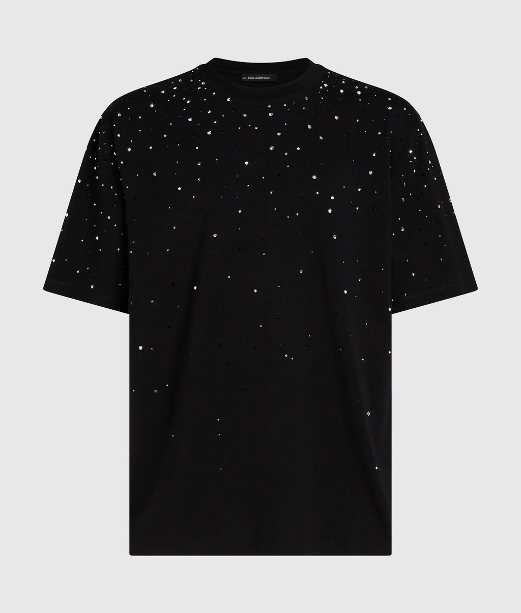 KARL RHINESTONE DEGRADÉ T-SHIRT