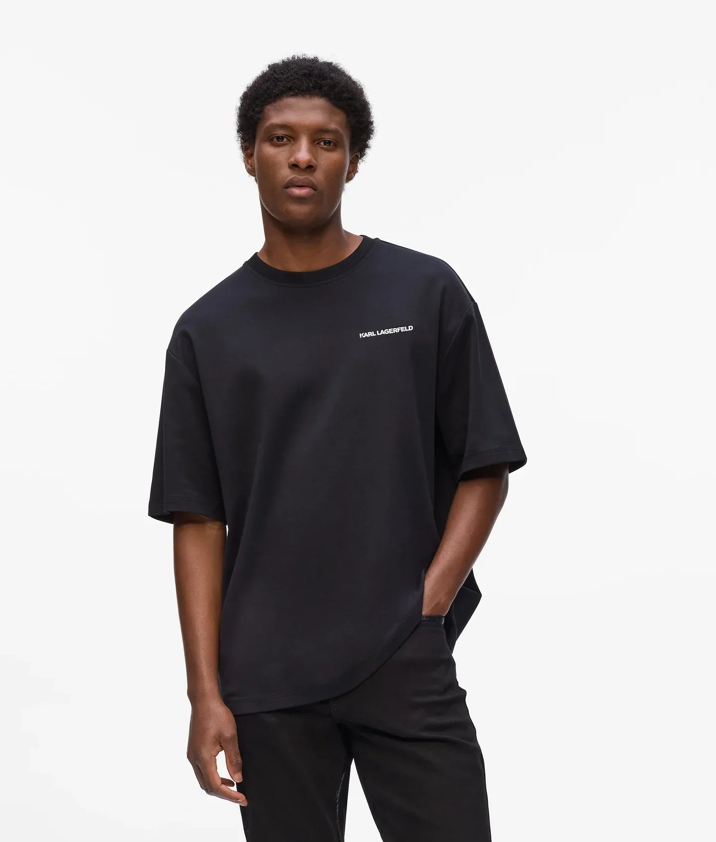 KARL EXCLUSIVE "KARL TOLD ME" RELAXED T-SHIRT
