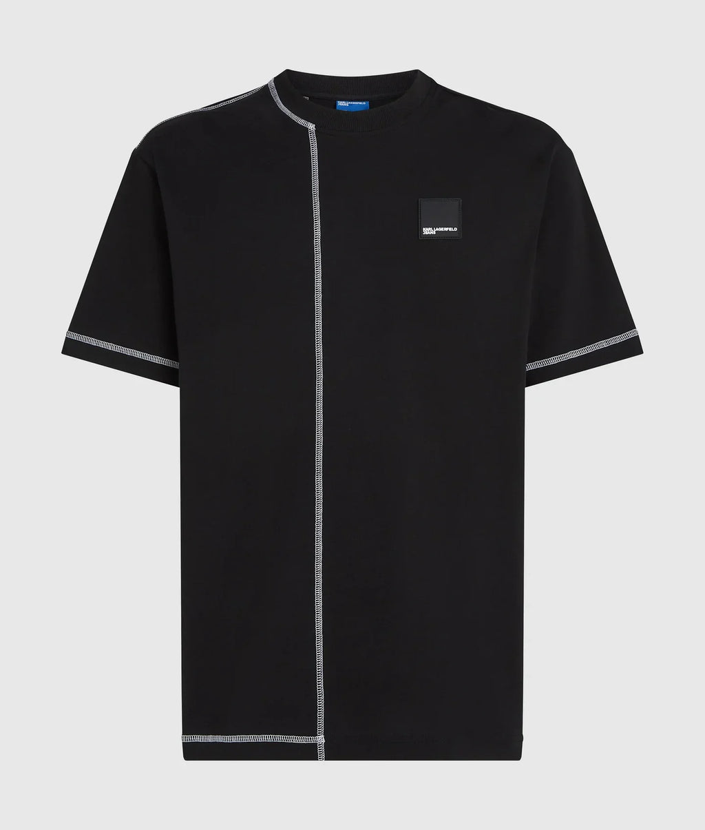 KARL CONTRAST STITCH T-SHIRT