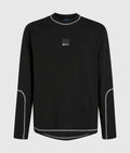 KARL CONTRAST STITCH LONG-SLEEVED T-SHIRT