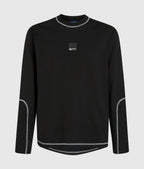 KARL CONTRAST STITCH LONG-SLEEVED T-SHIRT