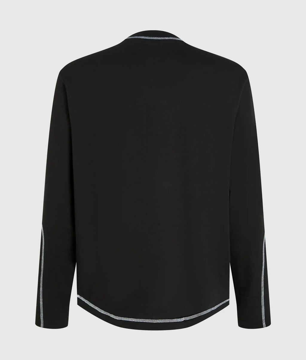 KARL CONTRAST STITCH LONG-SLEEVED T-SHIRT