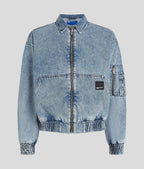KARL DENIM BOMBER JACKET