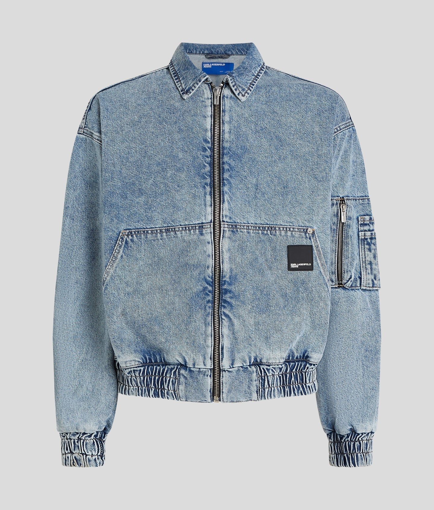 KARL DENIM BOMBER JACKET