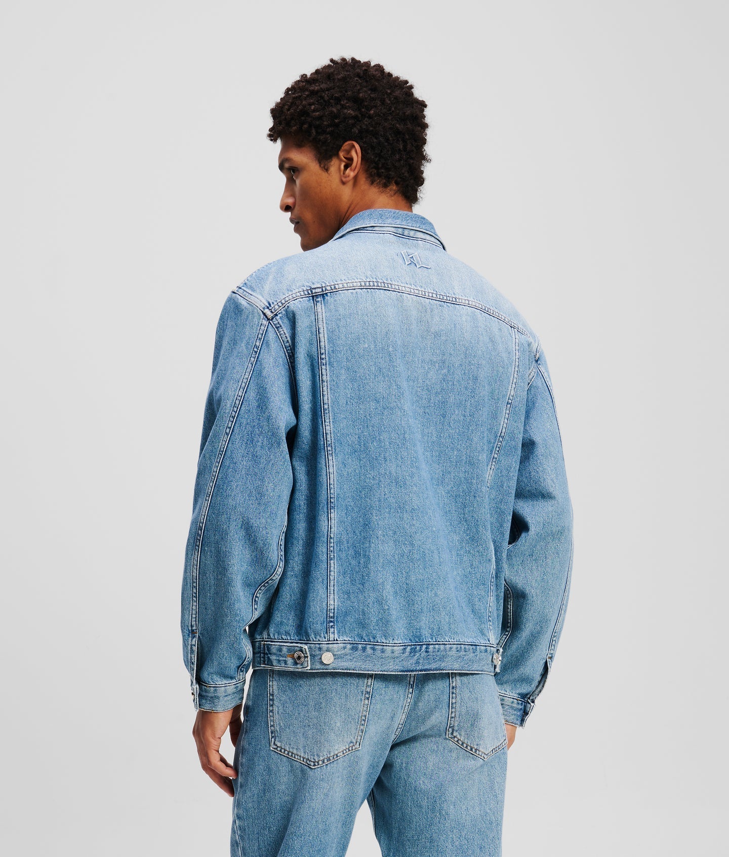 KARL MONOGRAM DENIM JACKET