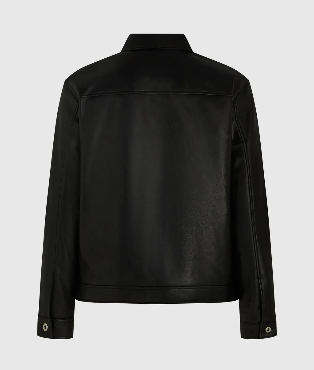 KARL FAUX-LEATHER JACKET