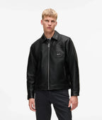 KARL FAUX-LEATHER JACKET