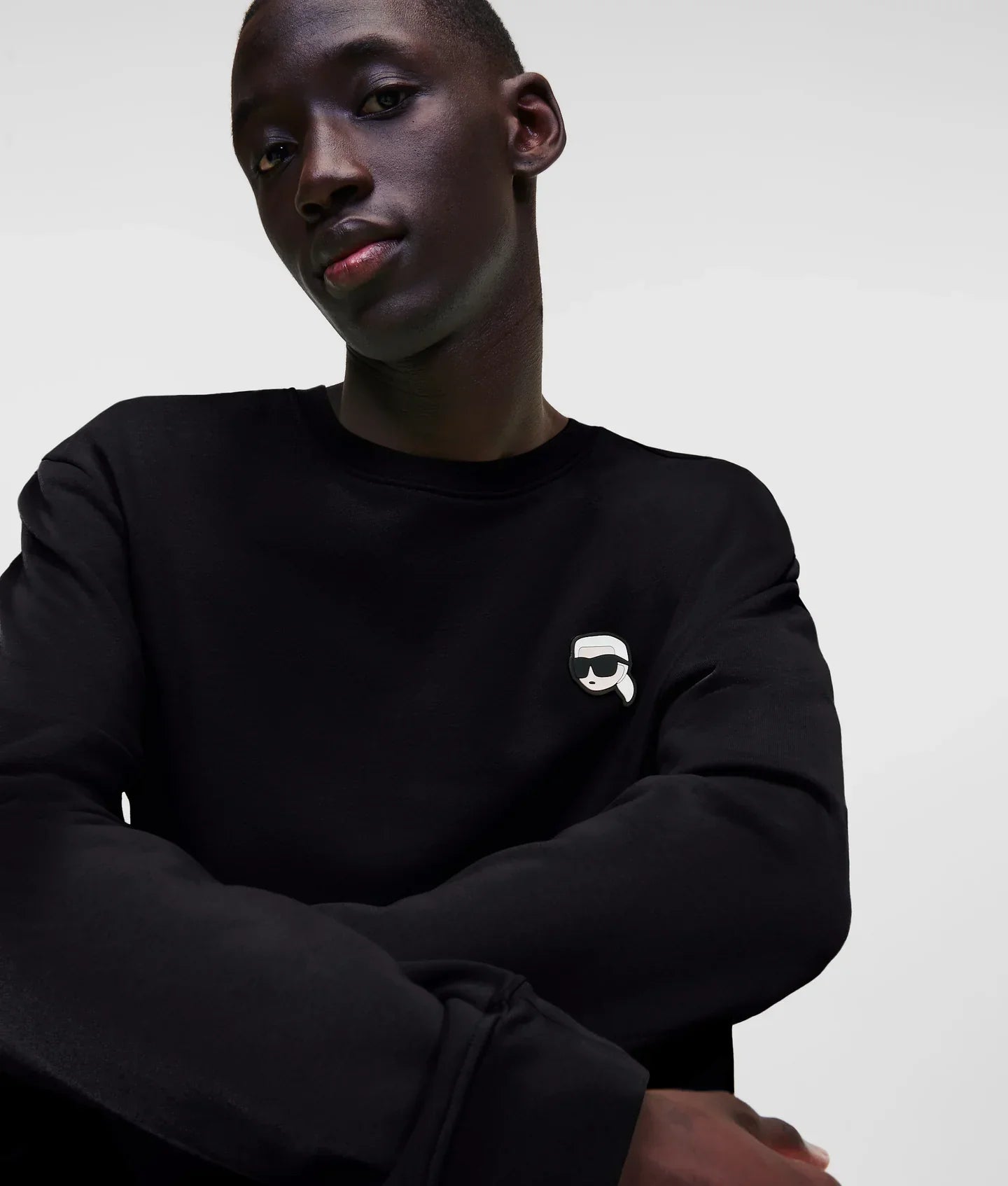 KARL IKON PATCH SWEATSHIRT