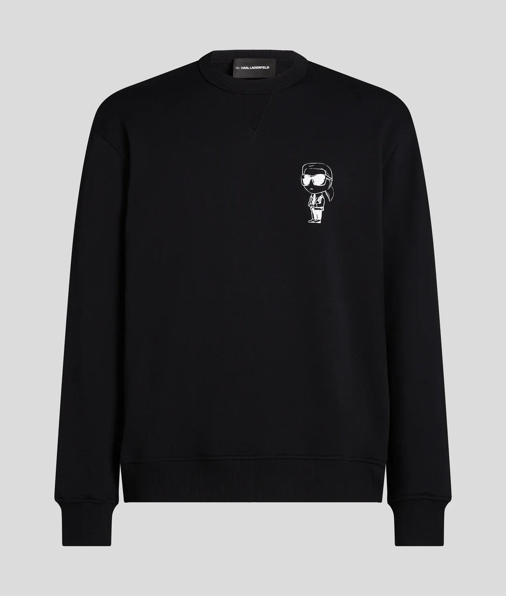 KARL IKON GRAPHIC SWEATSHIRT
