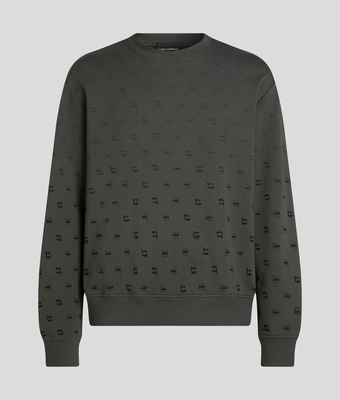 KARL IKON ALL-OVER-PRINT SWEATSHIRT