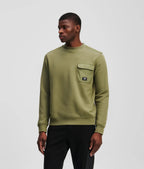 KARL CHEST POCKET SWEATSHIRT