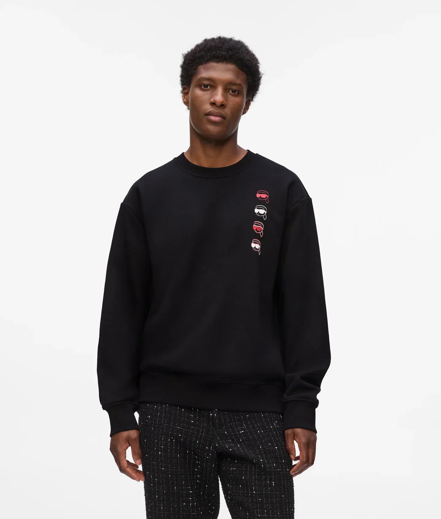 KARL IKON PRINT SWEATSHIRT