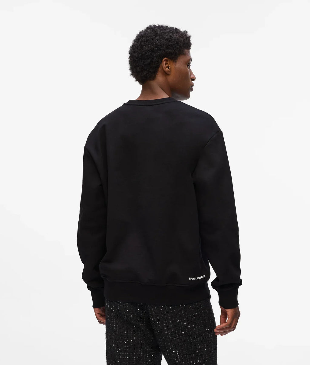 KARL IKON PRINT SWEATSHIRT