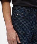 KARL ALL-OVER MONOGRAM JEANS