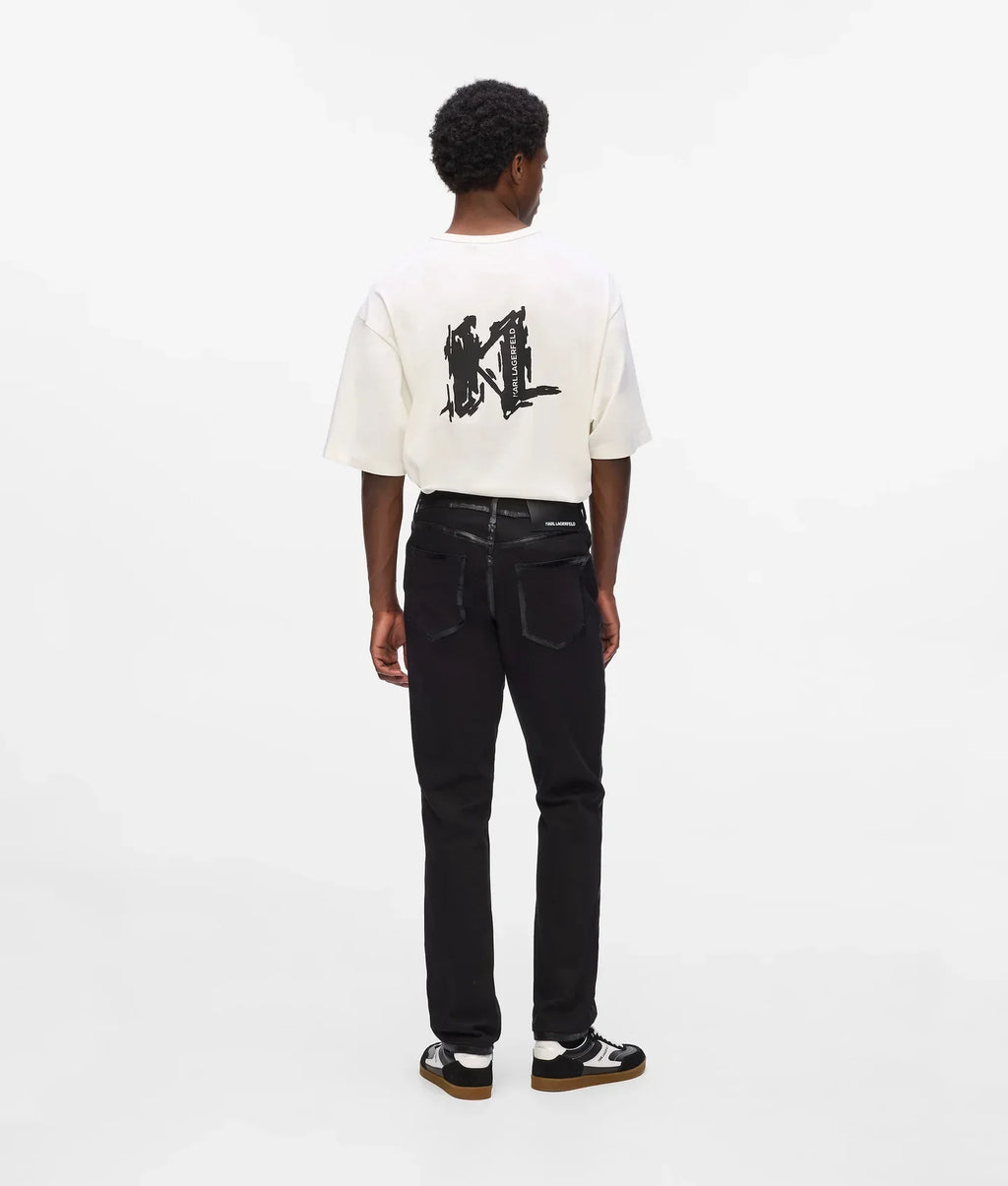 KARL METALLIC DETAIL SLIM JEANS