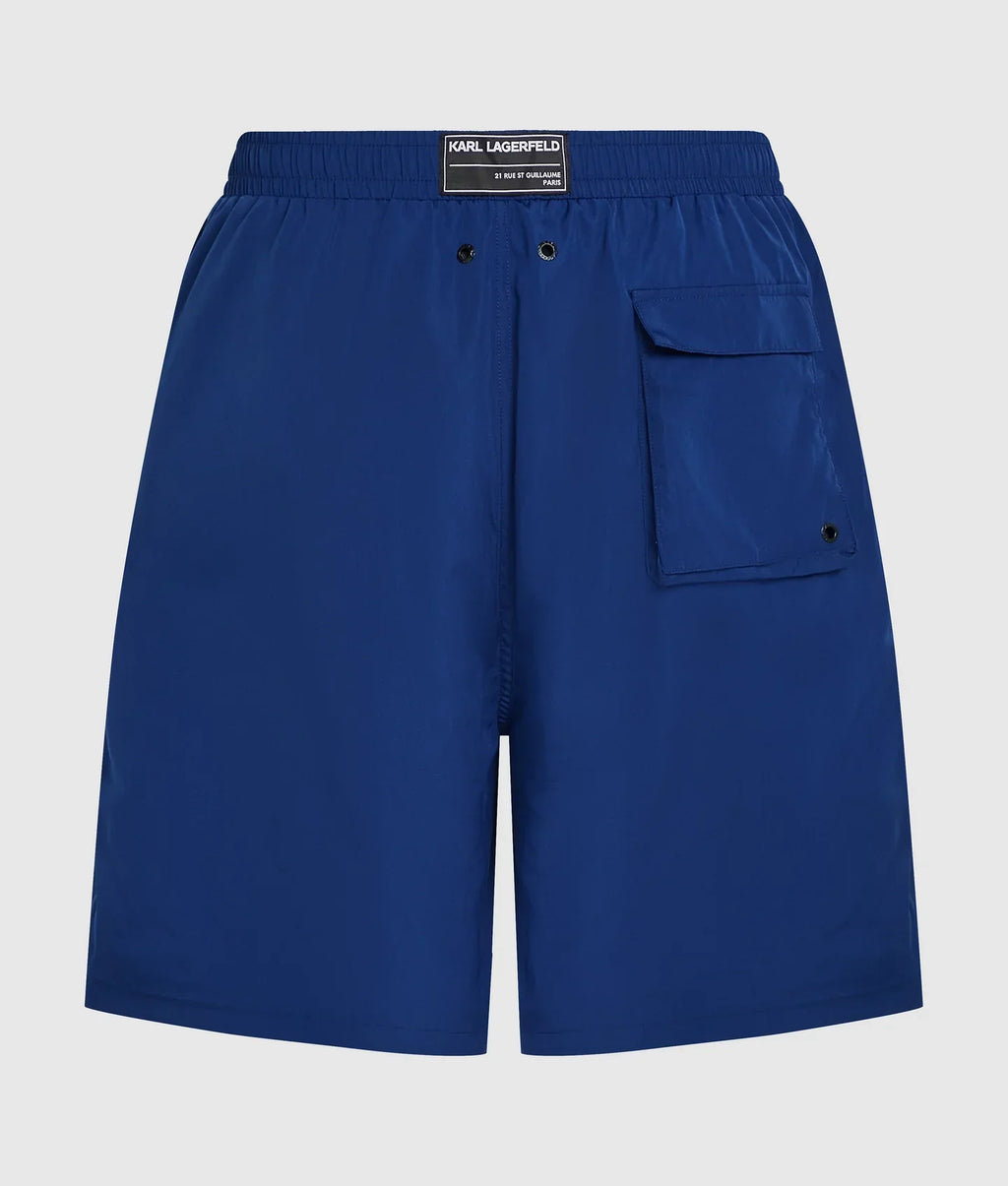 KARL LOGO LONG BOARD SHORTS