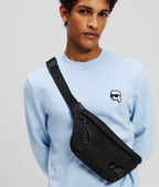 KARL IKON K NYLON BELT BAG