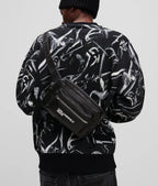 KARL FAUX-LEATHER BELT BAG