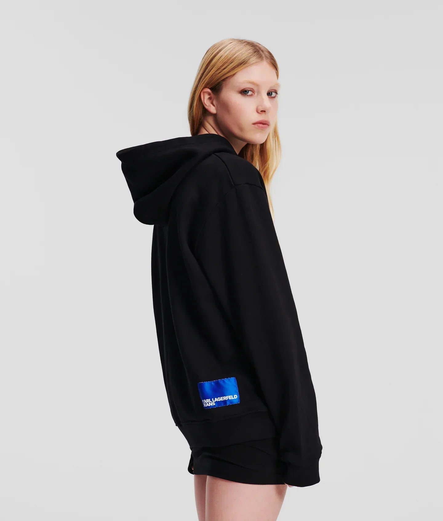 KARL KLJ BOX LOGO HOODIE