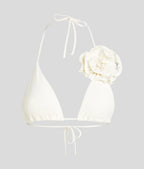 KARL FLOWER TRIANGLE BIKINI TOP