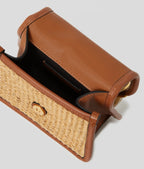 KARL K/SIGNATURE WOVEN NANO BAG