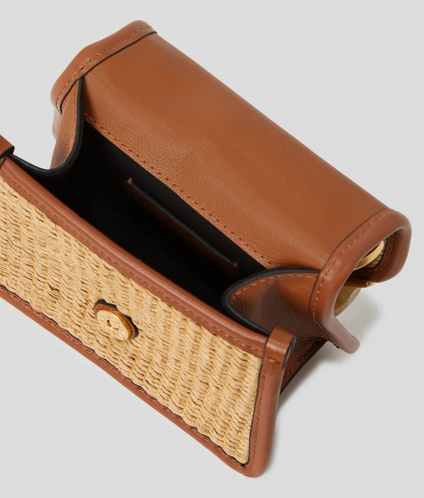 KARL K/SIGNATURE WOVEN NANO BAG