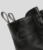 KARL BURLY BIKER LACE-UP BOOTS