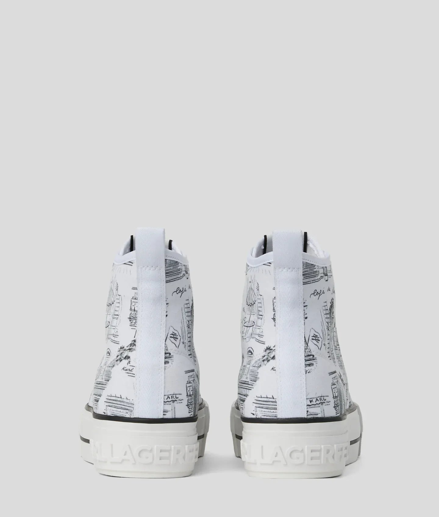 KARL KL X JORGE PARRA HIGH-TOP SNEAKERS