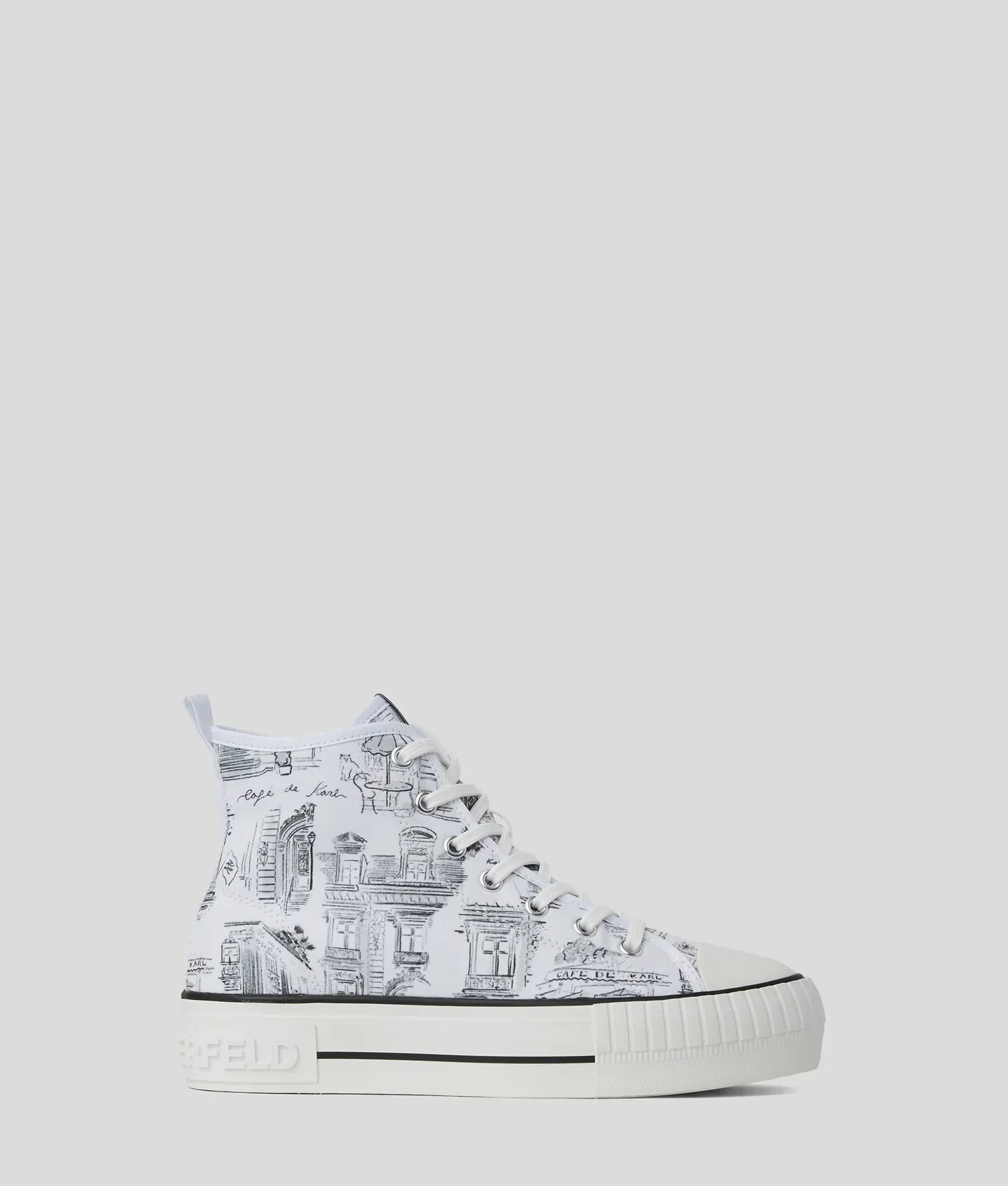 KARL KL X JORGE PARRA HIGH-TOP SNEAKERS