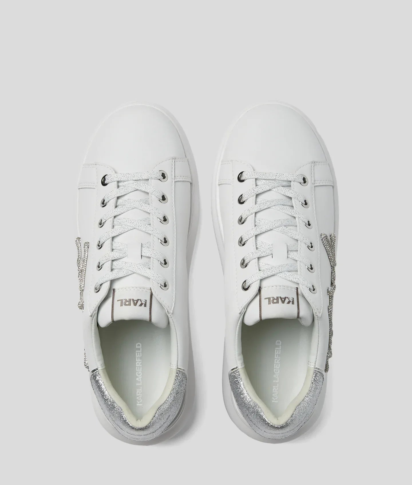 KARL KAPRI SIGNIA RHINESTONE SNEAKERS