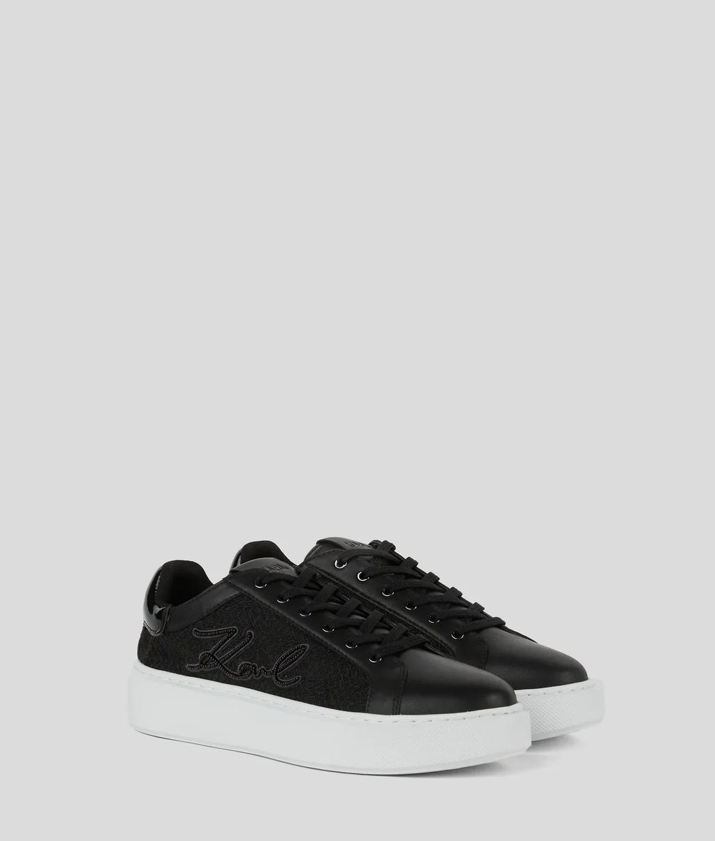 KARL SIGNATURE MAXI KUP LACE-UP SNEAKERS