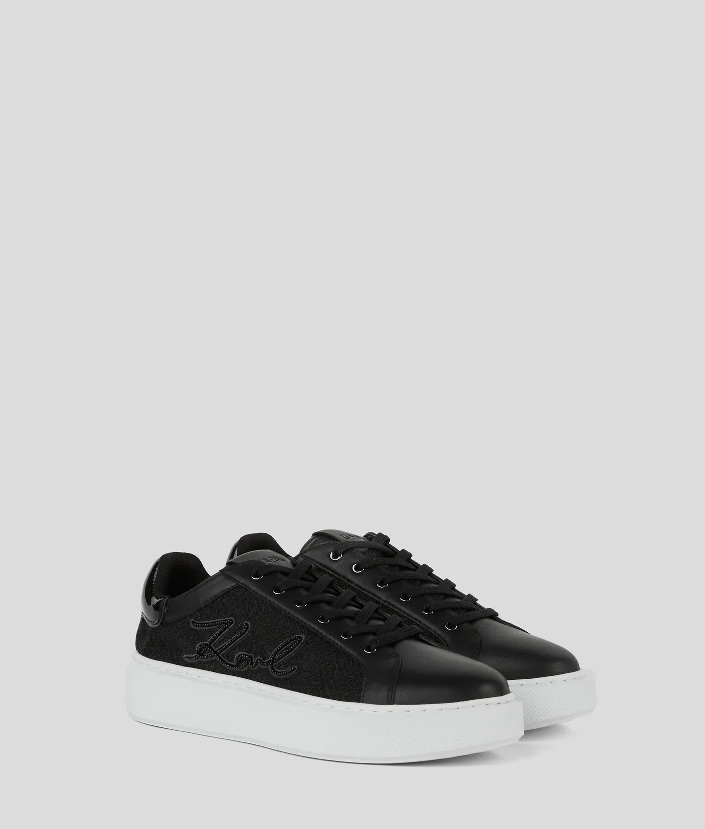 KARL SIGNATURE MAXI KUP LACE-UP SNEAKERS